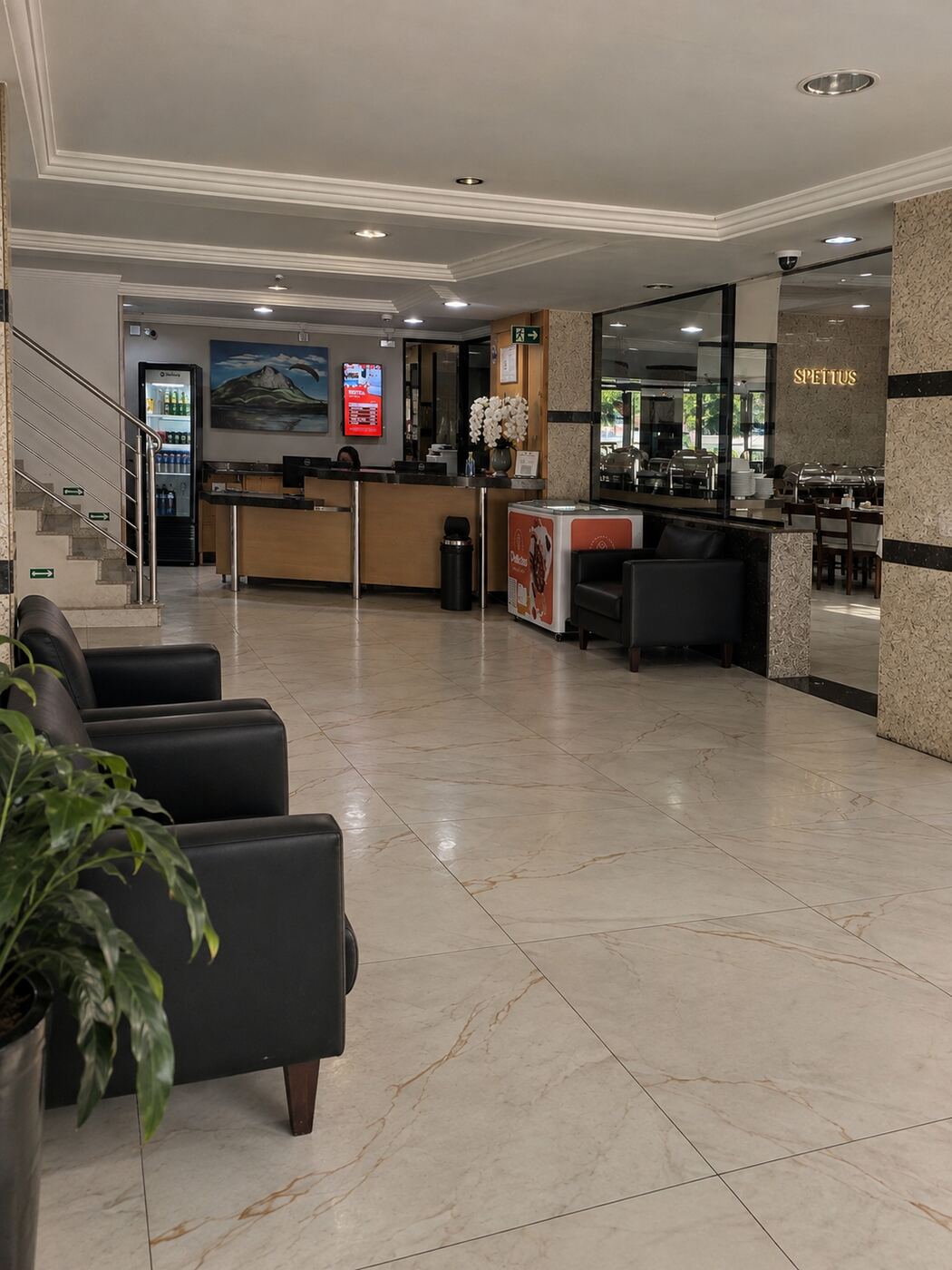 Recepção do Hotel Spettus